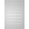 Ekena Millwork Vertical Surface Mount PVC Gable Vent: Functional, w/ 2"W x 1-1/2"P Brickmould Frame, 18"W x 26"H GVPVE18X2602SF - alternate 2